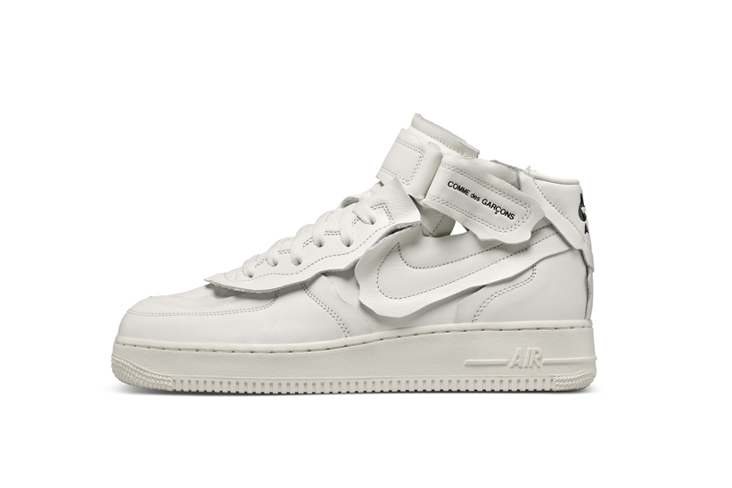 国内 10/31 発売！COMME des GARCONS × NIKE AIR FORCE 1 MID (コム デ ギャルソン ナイキ エア フォース 1 ミッド) [DC3601-001/DC3601-100]