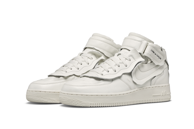 国内 10/31 発売！COMME des GARCONS × NIKE AIR FORCE 1 MID (コム デ ギャルソン ナイキ エア フォース 1 ミッド) [DC3601-001/DC3601-100]