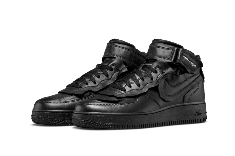 国内 10/31 発売！COMME des GARCONS × NIKE AIR FORCE 1 MID (コム デ ギャルソン ナイキ エア フォース 1 ミッド) [DC3601-001/DC3601-100]