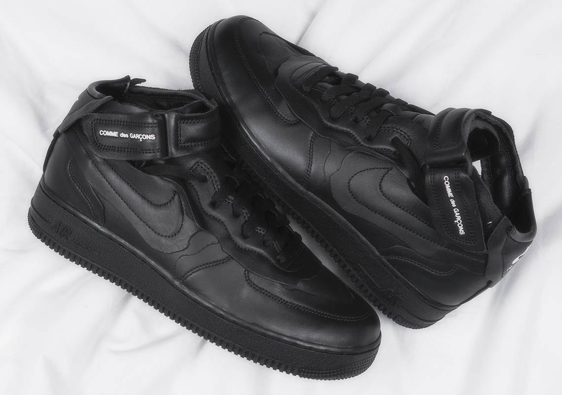 国内 10/31 発売！COMME des GARCONS × NIKE AIR FORCE 1 MID (コム デ ギャルソン ナイキ エア フォース 1 ミッド) [DC3601-001/DC3601-100]