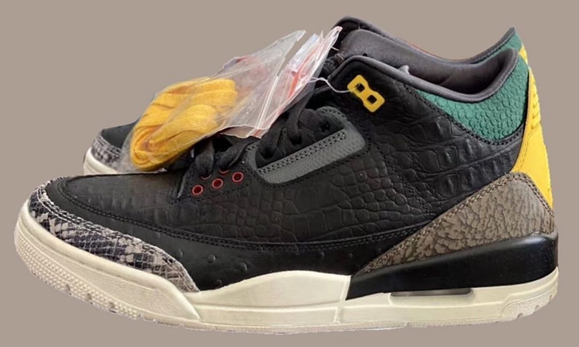 5/23発売予定！ナイキ エア ジョーダン 3 レトロ SE QS “ブラック/アニマルパターン” (NIKE AIR JORDAN 3 RETRO SE QS “Black/Animal”) [CK4344-001]