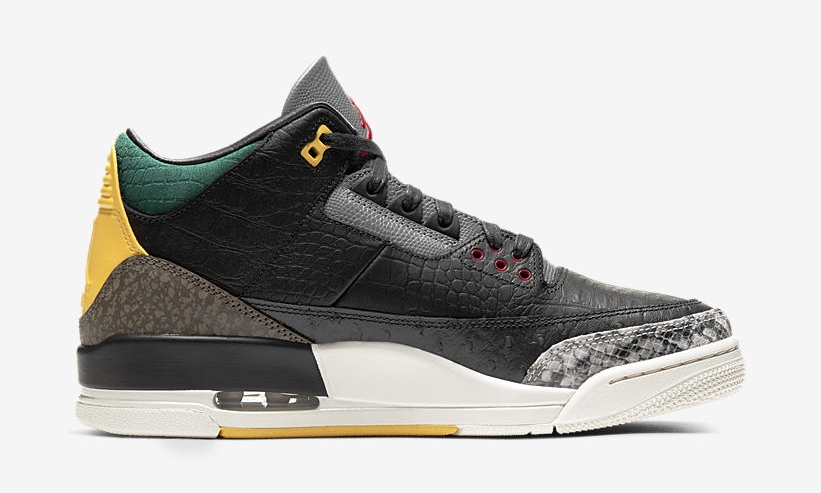 5/23発売予定！ナイキ エア ジョーダン 3 レトロ SE QS “ブラック/アニマルパターン” (NIKE AIR JORDAN 3 RETRO SE QS “Black/Animal”) [CK4344-001]