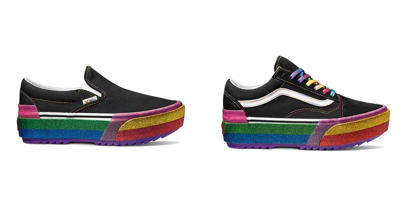 vans glitter slip on