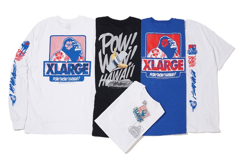 ハワイで毎年開催されるパブリックアート・プロジェクト「POW! WOW! HAWAII」× XLARGE コラボコレクションが3/7発売 (エクストララージ)