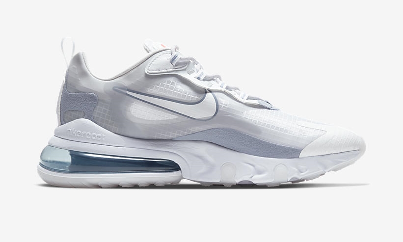 5/1発売！ナイキ エア マックス 270 リアクト SE “ピュアプラチナム/インディゴフォグ” (NIKE AIR MAX 270 REACT SE “Pure Platinum/Indigo Fog”) [CT1265-100]