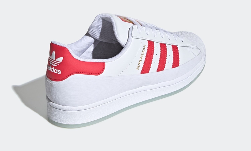 3/5発売！耐久性とモダンなスタイルで進化を遂げたadidas Originals SUPERSTAR MG “White/Glory Red” (アディダス オリジナルス スーパースター MG “ホワイト/グローリーレッド”) [FV3031]