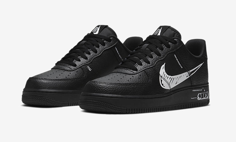 ナイキ エア フォース 1 ロー “ブラック/ホワイト” (NIKE AIR FORCE 1 LOW “Black/White”) [CW7581-001]