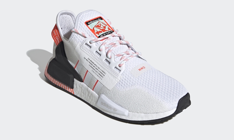 adidas Originals NMD_R1 V2 “Balck/White/Red” (アディダス オリジナルス エヌ エム ディー ブイツー “ブラック/ホワイト/レッド”) [FW6409/FW6410]