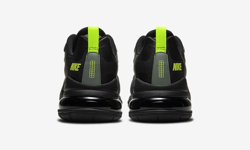 ナイキ エア マックス 270 リアクト “ブラック/ネオンイエロー” (NIKE AIR MAX 270 REACT “Black/Neon Yellow”) [CW7474-001]