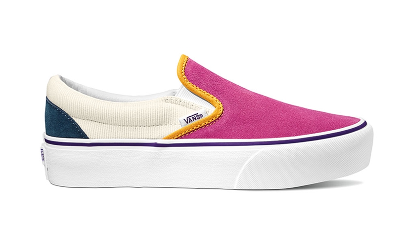 VANS CORD" CLASSIC SLIP-ON PLATFORM "Multi/White" (バンズ "ミニコード" クラシック スリッポン プラットフォーム - Fullress | スニーカー発売日 抽選情報 ニュースを掲載！ナイキ ジョーダン ダンク シュプリーム SUPREME 等のファッション ...