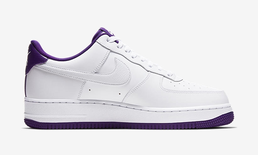 ナイキ エア フォース 1 07 2 ロー “ホワイト/ボルテージパープル” (NIKE AIR FORCE 1 07 2 LOW “White/Voltage Purple”) [CJ1380-100]