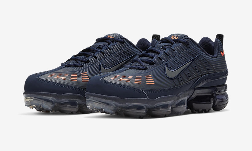 ナイキ エア ヴェイパーマックス 360 "オブシディアン/トータルオレンジ" (NIKE AIR VAPORMAX 360 "Obsidian/Total Orange") [CW7480-400]