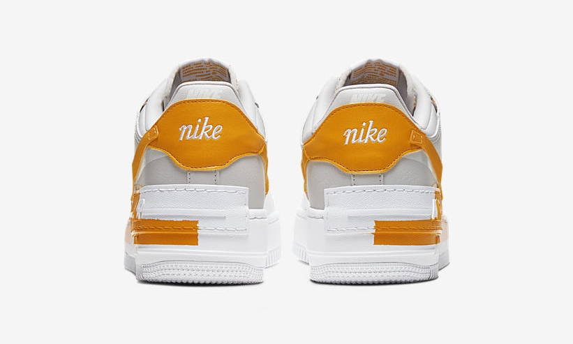 ナイキ ウィメンズ エア フォース 1 ロー シャドウ SE “ヴァストグレー/ポーレンライズ” (NIKE WMNS AIR FORCE 1 LOW SHADOW SE “Vast Grey/Pollen Rise”) [CQ9503-001]