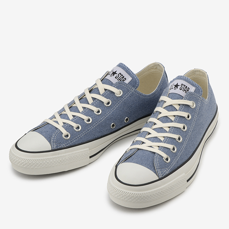 残布で新しい糸や生地を作る「THE NEW DENIM PROJECT」とCONVERSEとのコラボ「converse e.c.lab コンバース イーシーラボ」第3弾が発売 (コンバース)