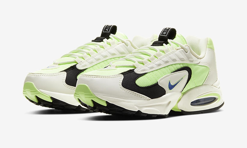 【3/13発売】国内atmos限定！ナイキ エア マックス トライアックス “ホワイト/バーレイボルト” (NIKE AIR MAX TRIAX “White/Barely Volt”) [CT1104-700]