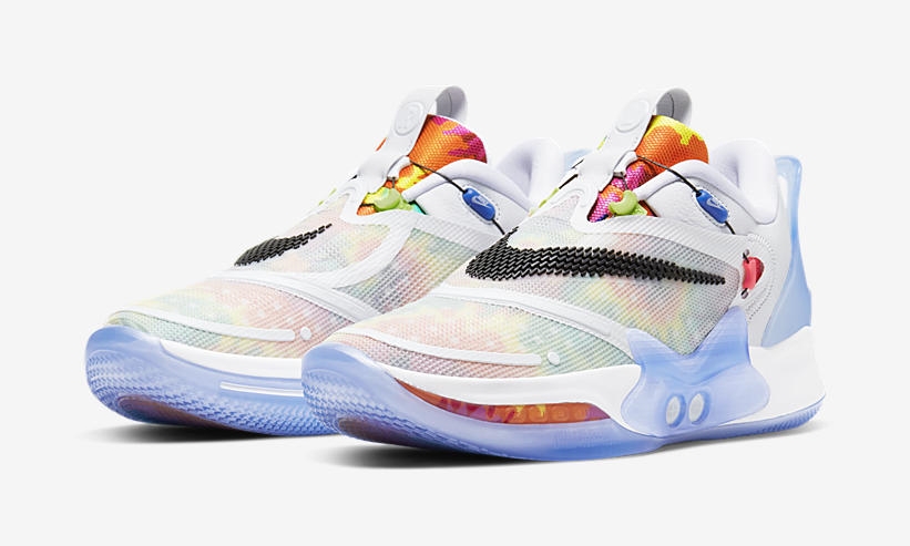 ナイキ アダプト BB2 バスケットボール “ホワイト/マルチ” (NIKE ADAPT BB2 {BASKET BALL} “White/Multi”) [BQ5397-100]