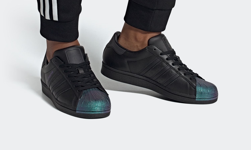 3/12発売！色の変わる「ゼノ素材」でディテールを施したadidas Originals SUPERSTAR “Core Black” (アディダス オリジナルス スーパースター “コアブラック”) [FW6388]