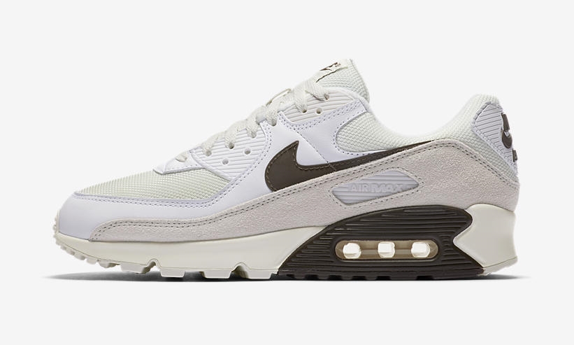 ナイキ エア マックス 90 “ホワイト/バロックブラウン” (NIKE AIR MAX 90 “White/Baroque Brown”) [CW7483-100]