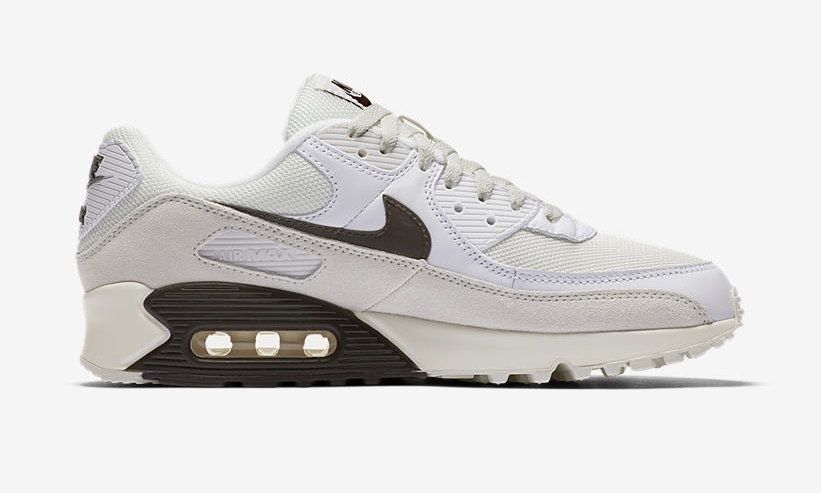 ナイキ エア マックス 90 “ホワイト/バロックブラウン” (NIKE AIR MAX 90 “White/Baroque Brown”) [CW7483-100]