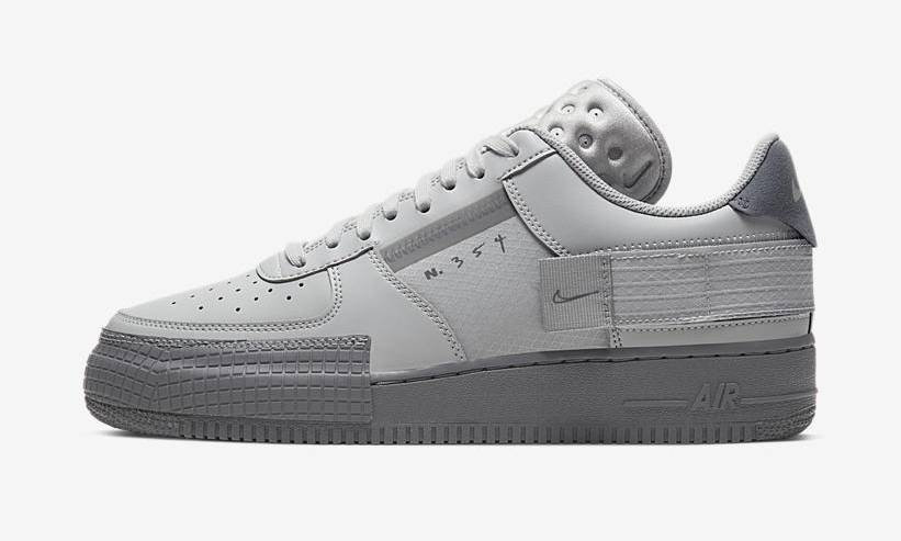 ナイキ エア フォース 1 ロー タイプ 2 “グレーフォグ/クールグレー” (NIKE AIR FORCE 1 LOW TYPE 2 “Grey Fog/Cool Grey”) [CT2584-001]