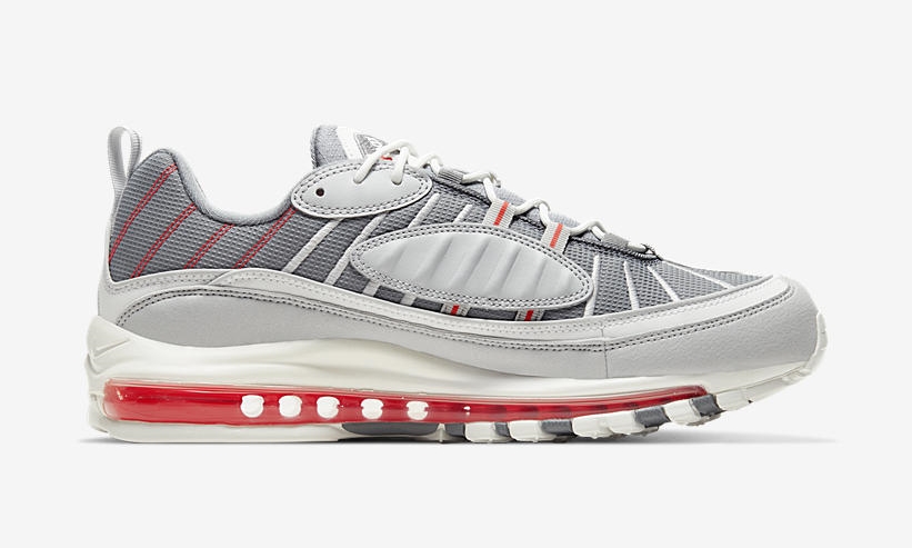 ナイキ エア マックス 98 “グレー/ホワイト/オレンジ” (NIKE AIR MAX 98 “Grey/White/Orange”) [CJ0592-001]