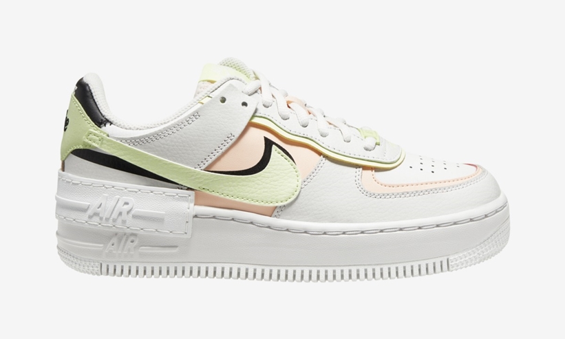 ナイキ ウィメンズ エア フォース 1 ロー シャドウ “サミットホワイト/クリムゾンティント” (NIKE WMNS AIR FORCE 1 LOW SHADOW “Summit White/Crimson Tint”) [CI0919-107]