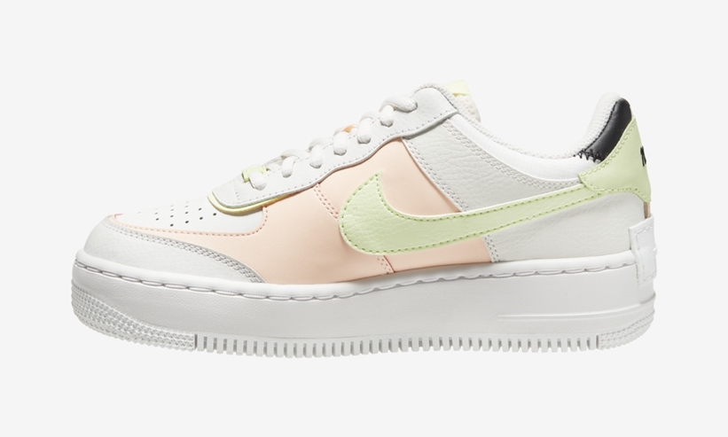 ナイキ ウィメンズ エア フォース 1 ロー シャドウ “サミットホワイト/クリムゾンティント” (NIKE WMNS AIR FORCE 1 LOW SHADOW “Summit White/Crimson Tint”) [CI0919-107]