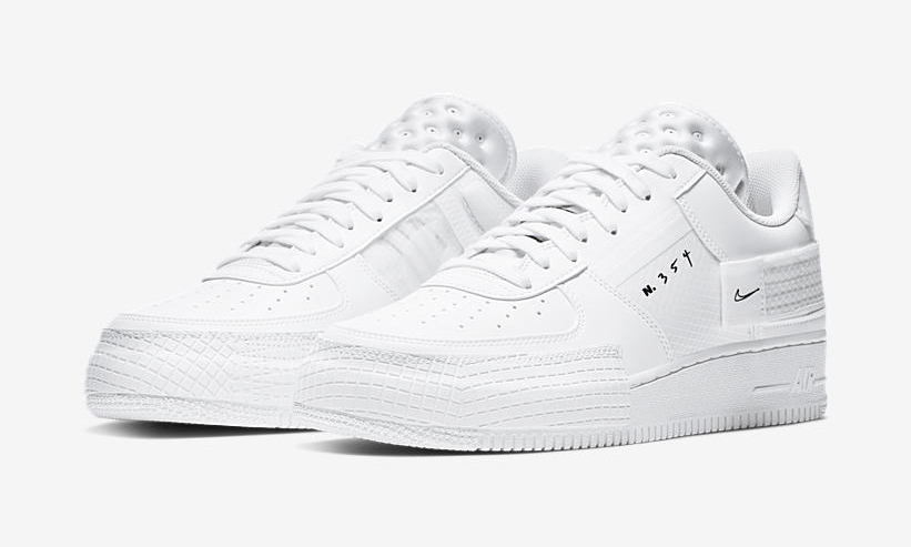 ナイキ エア フォース 1 ロー タイプ 2 “ホワイト/ブラック” (NIKE AIR FORCE 1 LOW TYPE 2 “White/Black”) [CT2584-100]