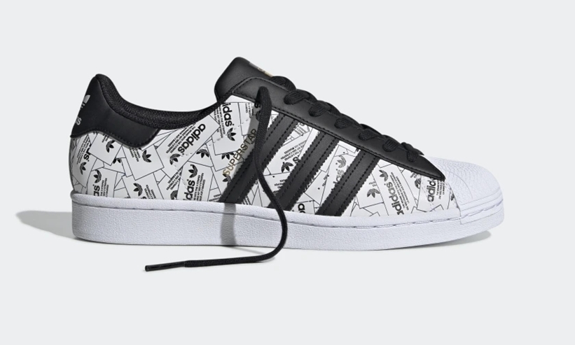 4/2発売！リフレクト全面ロゴのadidas Originals SUPERSTAR “Brand with the 3-Stripes” (アディダス オリジナルス スーパースター) [FV2819]