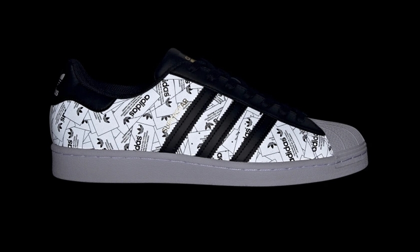 4/2発売！リフレクト全面ロゴのadidas Originals SUPERSTAR “Brand with the 3-Stripes” (アディダス オリジナルス スーパースター) [FV2819]