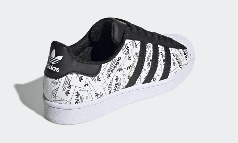 4/2発売！リフレクト全面ロゴのadidas Originals SUPERSTAR “Brand with the 3-Stripes” (アディダス オリジナルス スーパースター) [FV2819]