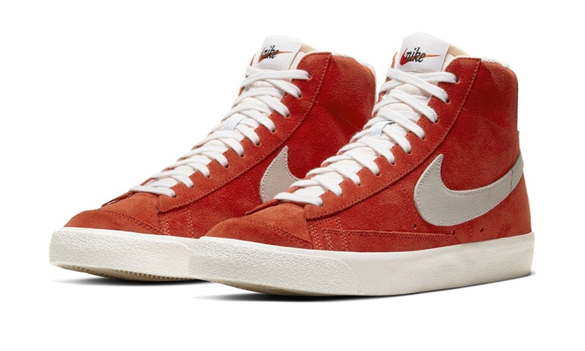 ナイキ ブレーザー ミッド 77 スエード “レッド/ホワイト/オレンジ” (NIKE BLAZER MID 77 SUEDE “Red/White/Orange”) [CZ1088-600]