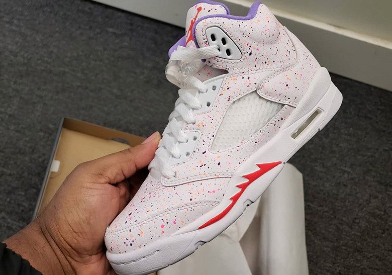 4/3発売！ナイキ GS エア ジョーダン 5 "マルチカラースプラッター" (NIKE GS AIR JORDAN 5 "Multicolor Splatter") [CT1605-100]