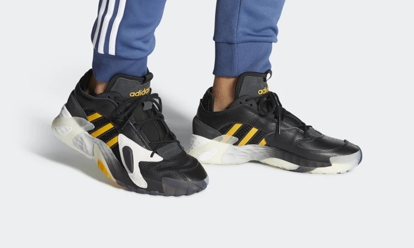 4/1発売！アディダス オリジナルス ストリートボール “コアブラック/カレッジゴールド” (adidas Originals STREETBALL “Core Black/College Gold”) [FV8405]