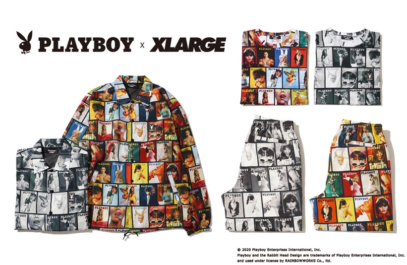 ライフスタイルマガジン「PLAYBOY」× XLARGE コラボコレクションが3/20発売 (エクストララージ プレイボーイ)