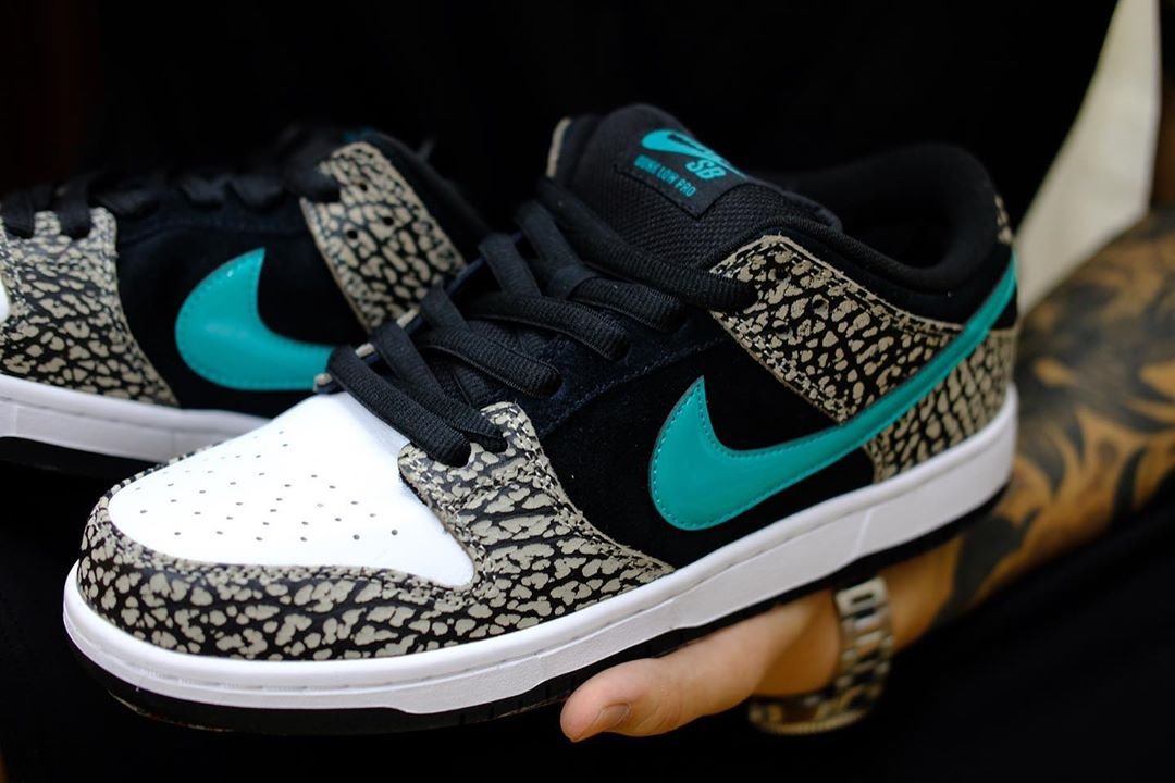 11/11 発売予定！ナイキ SB ダンク ロー プロ プレミアム "エレファント" (NIKE SB DUNK LOW PRO PREMIUM "Elephant" "Medium Grey/Black/White/Clear Jade") [BQ6817-009]