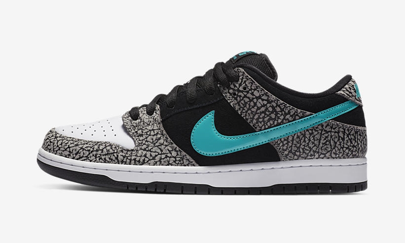 11/11 発売！ナイキ SB ダンク ロー プロ プレミアム “エレファント” (NIKE SB DUNK LOW PRO PREMIUM “Elephant” “Medium Grey/Black/White/Clear Jade”) [BQ6817-009]