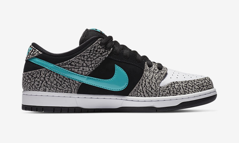 11/11 発売！ナイキ SB ダンク ロー プロ プレミアム “エレファント” (NIKE SB DUNK LOW PRO PREMIUM “Elephant” “Medium Grey/Black/White/Clear Jade”) [BQ6817-009]