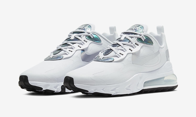 ナイキ エア マックス 270 リアクト “ホワイト/イリディセント” (NIKE AIR MAX 270 REACT “White/IRIDESCENT”) [CZ7376-100]