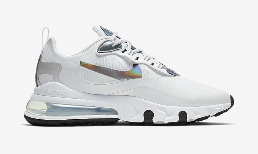 ナイキ エア マックス 270 リアクト “ホワイト/イリディセント” (NIKE AIR MAX 270 REACT “White/IRIDESCENT”) [CZ7376-100]