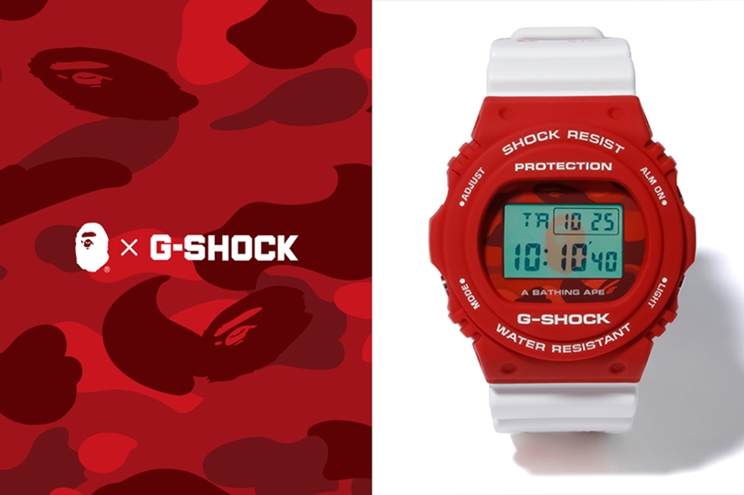 A BATHING APE × G-SHOCK “DW-5750″が、BAPE.COM WEB STORE、ZOZOTOWN限定で3/21発売 (ア ベイシング エイプ Gショック ジーショック)