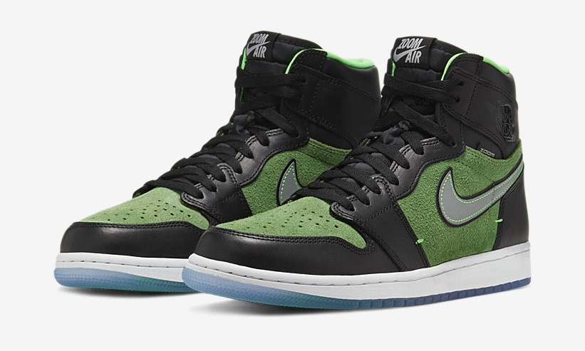 8/14 発売予定！ナイキ エア ジョーダン 1 ハイ ズーム R2T “ブラック/グリーン” (NIKE AIR JORDAN 1 HIGH ZOOM R2T “Black/Green”) [CK6637-002]