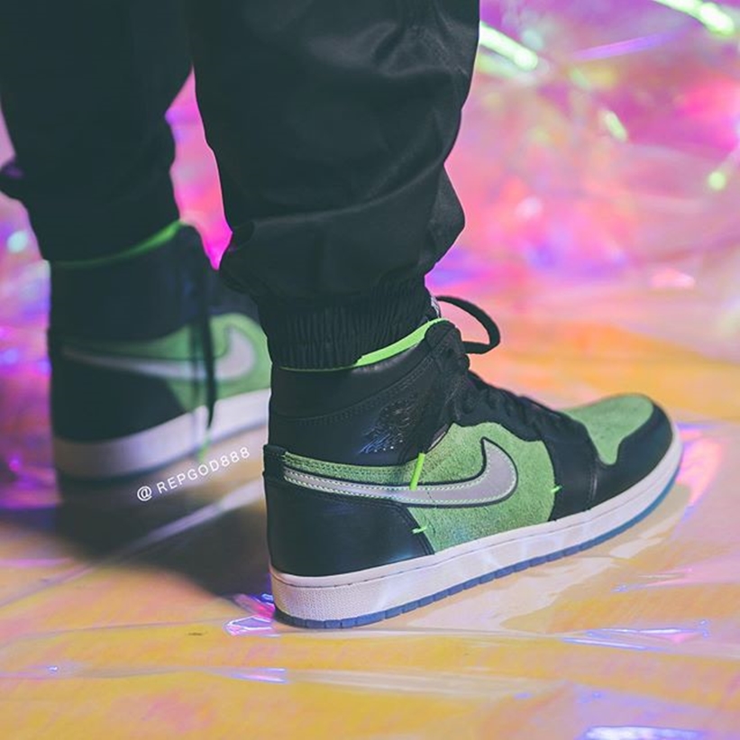 8/14 発売予定！ナイキ エア ジョーダン 1 ハイ ズーム R2T “ブラック/グリーン” (NIKE AIR JORDAN 1 HIGH ZOOM R2T “Black/Green”) [CK6637-002]