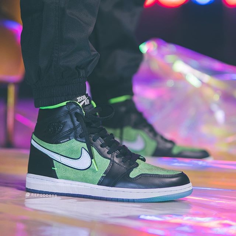 8/14 発売予定！ナイキ エア ジョーダン 1 ハイ ズーム R2T “ブラック/グリーン” (NIKE AIR JORDAN 1 HIGH ZOOM R2T “Black/Green”) [CK6637-002]