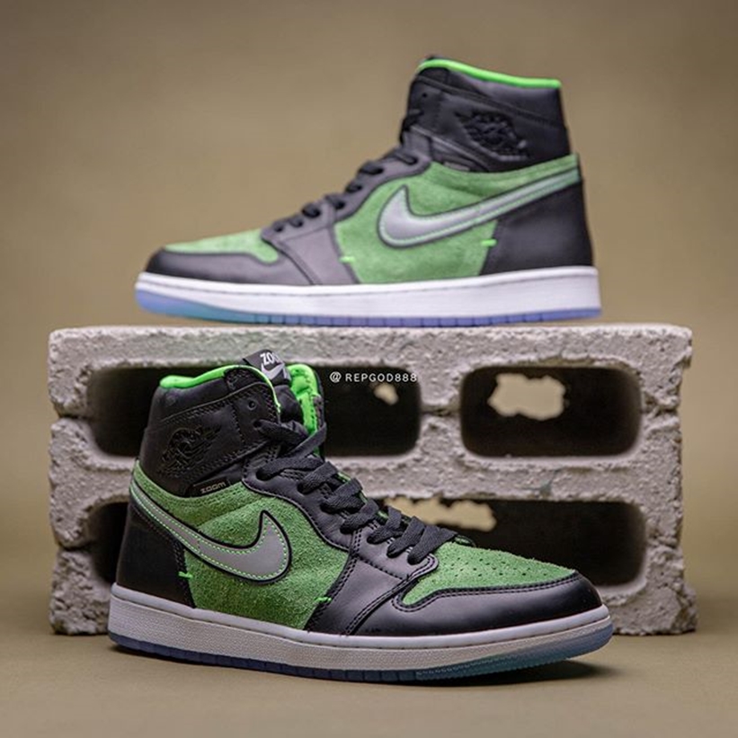 8/14 発売予定！ナイキ エア ジョーダン 1 ハイ ズーム R2T “ブラック/グリーン” (NIKE AIR JORDAN 1 HIGH ZOOM R2T “Black/Green”) [CK6637-002]