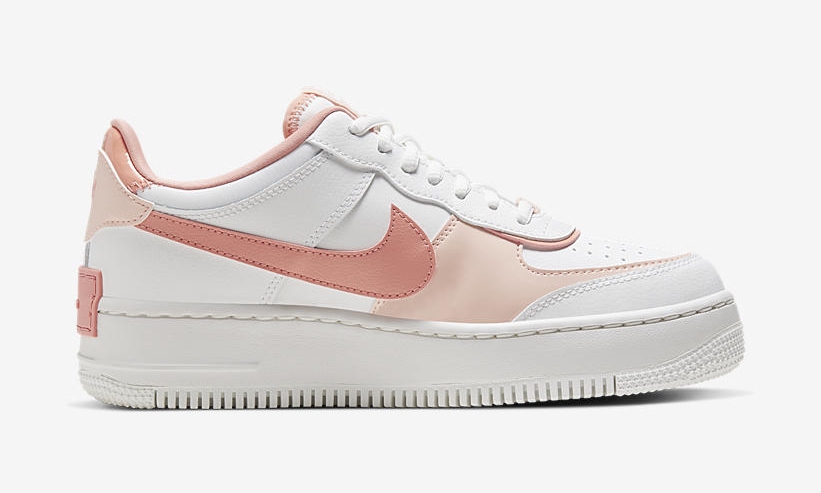 ナイキ ウィメンズ エア フォース 1 ロー シャドウ “ホワイト/ピンク” (NIKE WMNS AIR FORCE 1 LOW SHADOW “White/Pink”) [CJ1641-101]