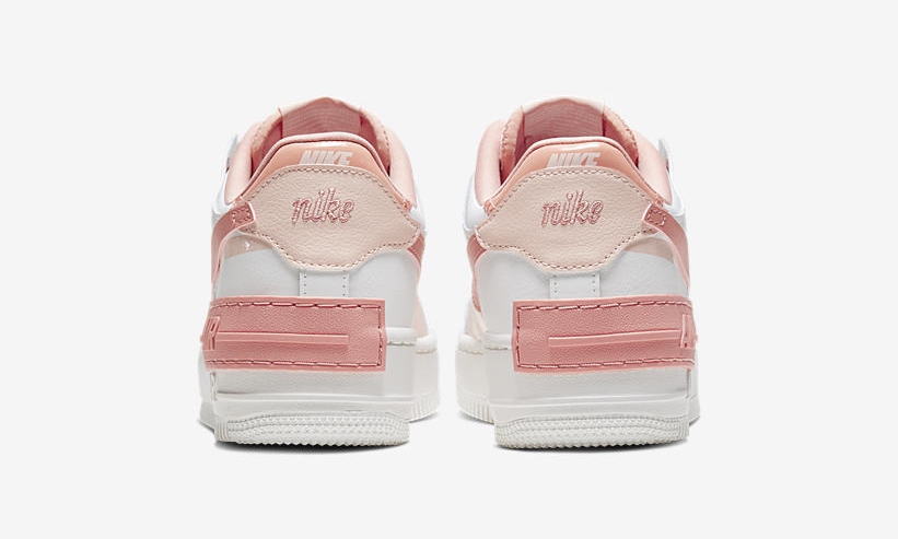 ナイキ ウィメンズ エア フォース 1 ロー シャドウ “ホワイト/ピンク” (NIKE WMNS AIR FORCE 1 LOW SHADOW “White/Pink”) [CJ1641-101]