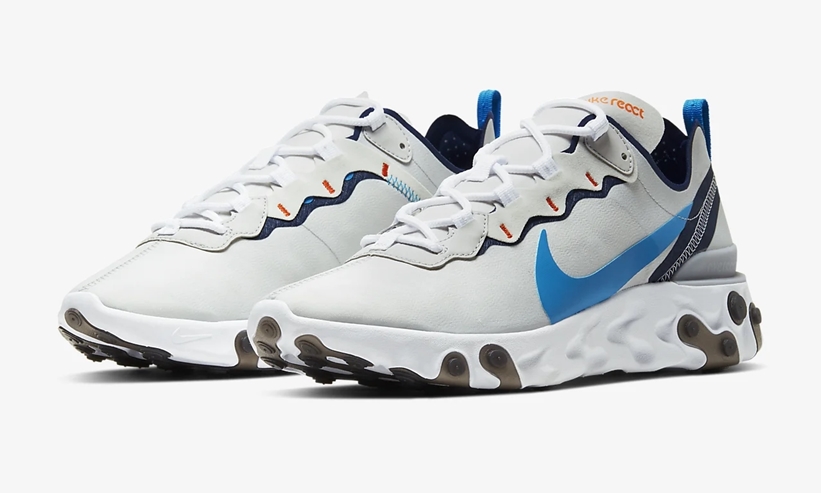 ナイキ リアクト エレメント 55 “ライトシルバーグレー/クリアブルー” (NIKE REACT ELEMENT 55 “Llight Silver Gray/Clear Blue”) [CZ3595-041]