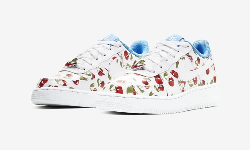 ナイキ GS エア フォース 1 07 ロー “チェリー” (NIKE GS AIR FORCE 1 07 LOW “Cherry”) [CJ4094-100]