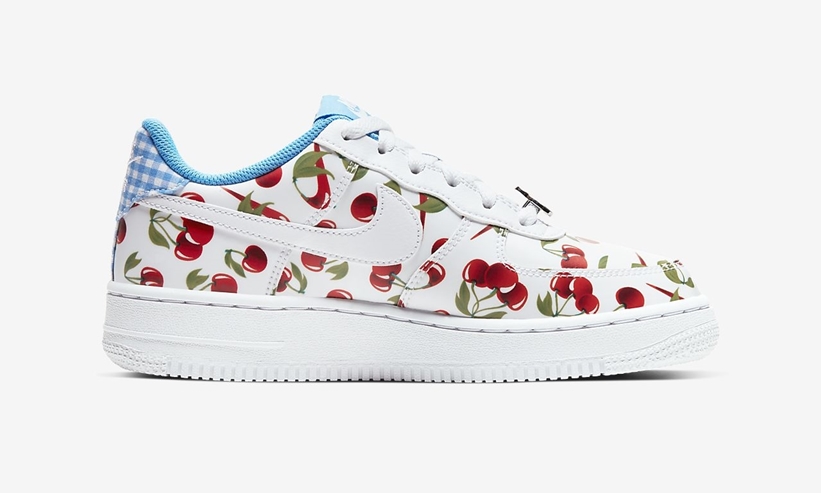 ナイキ GS エア フォース 1 07 ロー “チェリー” (NIKE GS AIR FORCE 1 07 LOW “Cherry”) [CJ4094-100]